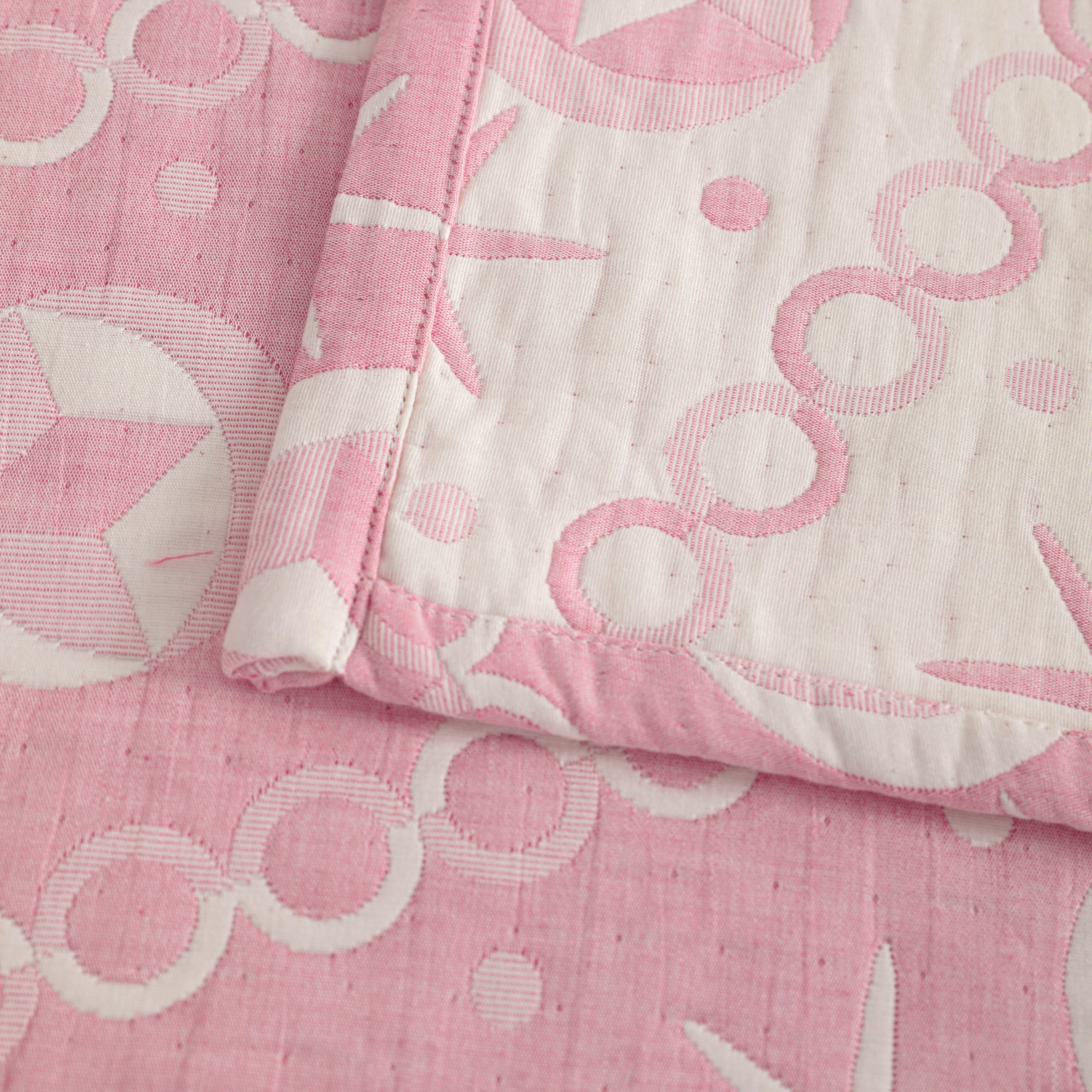 3 Layer Muslin Cotton Jacquard Toddler Blanket|NTBAY?? - NTBAY