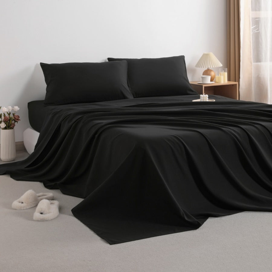 Microfiber Bed Sheet Set – Soft, Wrinkle & Stain Resistant detail view by Fasiano