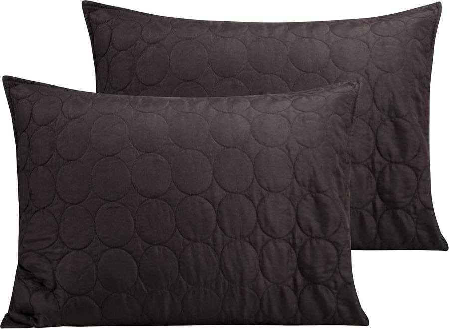 2 Pack Standard (20x26 Inches) Quilted Microfiber Pillowcases product image by Fasiano