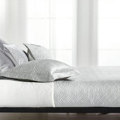 2-Pack Satin Quilted Pillow Shams – Luxurious & Decorative
