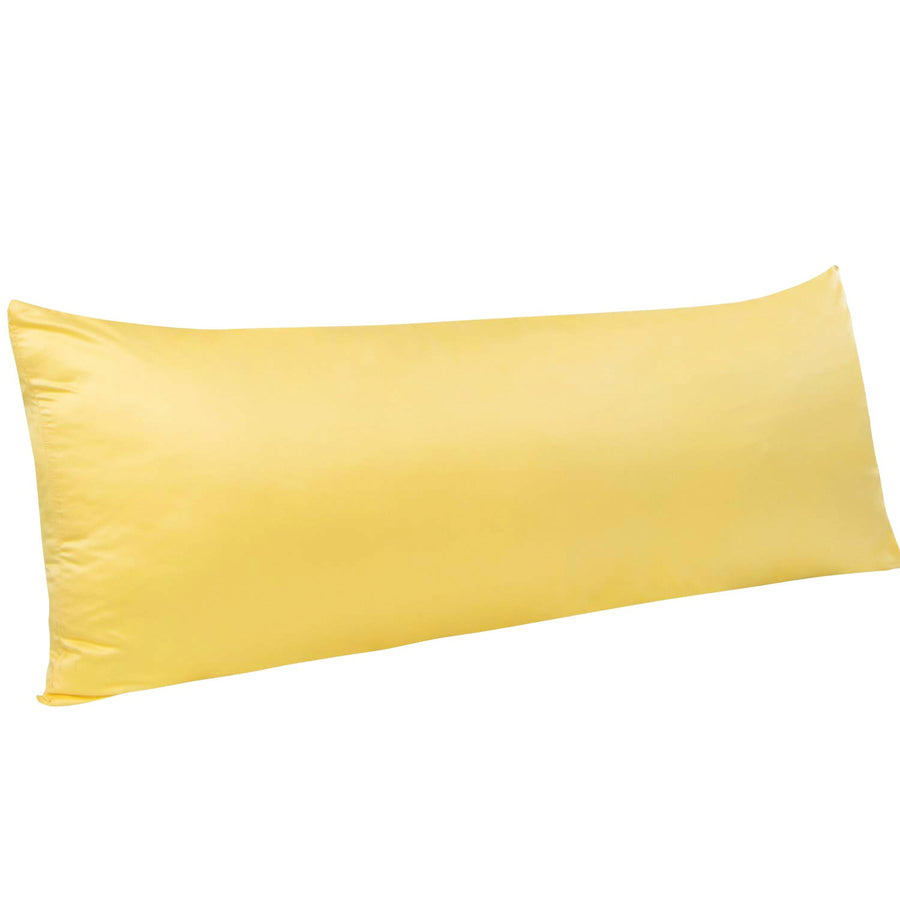 Zippered Satin Body Pillowcase - Silky & Cooling size and color view by Fasiano