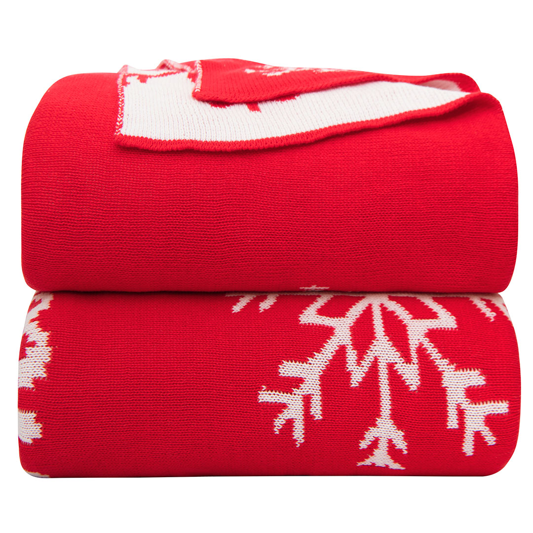 NTBAY 100% Cotton Soft Cable Knit Blanket - NTBAY