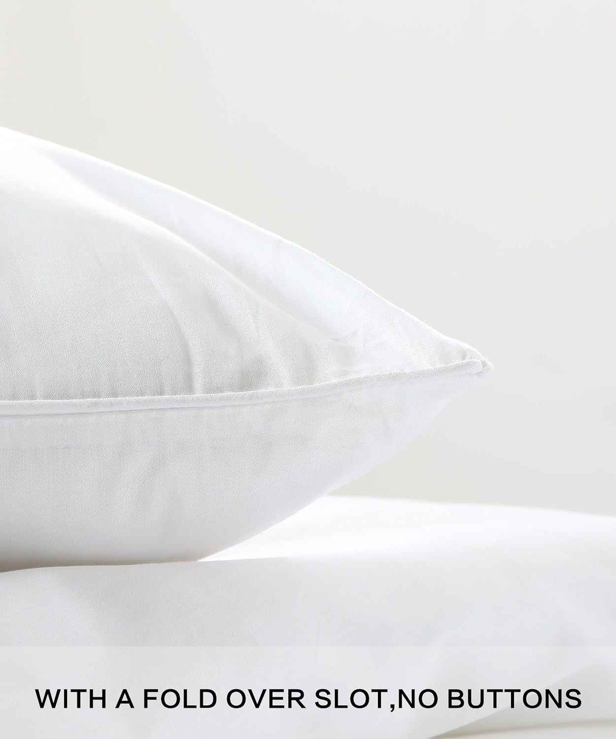 5-Piece Bedding Set – Egyptian Cotton Sateen, White Twin