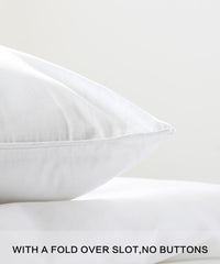 5-Piece Bedding Set – Egyptian Cotton Sateen, White Twin