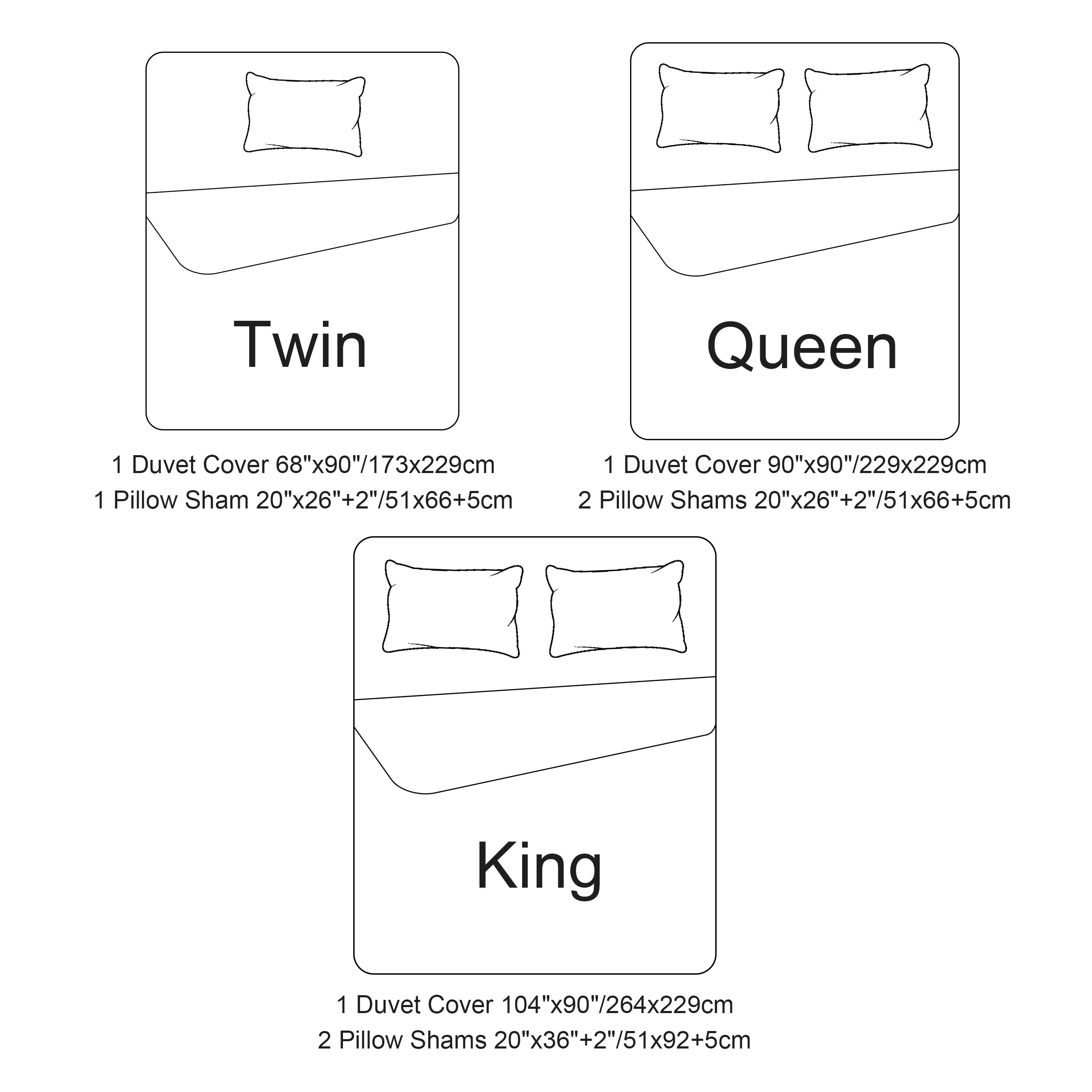 3-Piece Brushed Microfiber Striped Duvet Cover Set