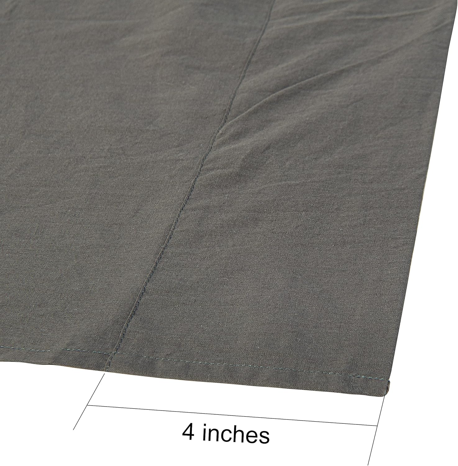 Washed Cotton Queen Flat Sheet - Ultra-Soft