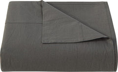 Washed Cotton Queen Flat Sheet - Ultra-Soft
