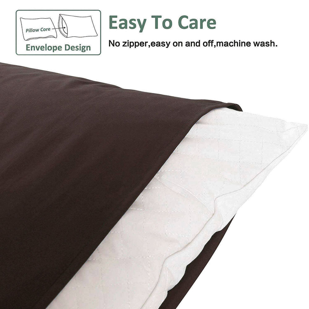 NTBAY 12 Pack Microfiber Pillowcases with Envelope Closure - NTBAY