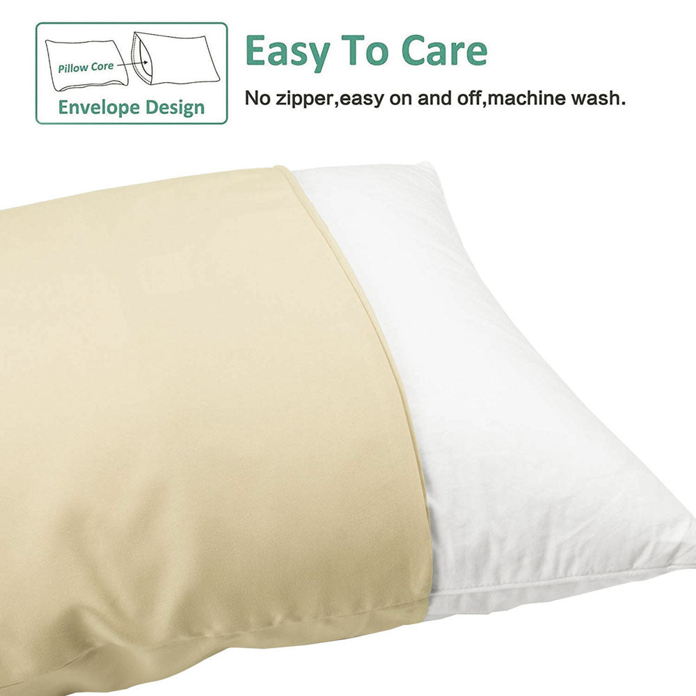 NTBAY 12 Pack Microfiber Pillowcases with Envelope Closure - NTBAY