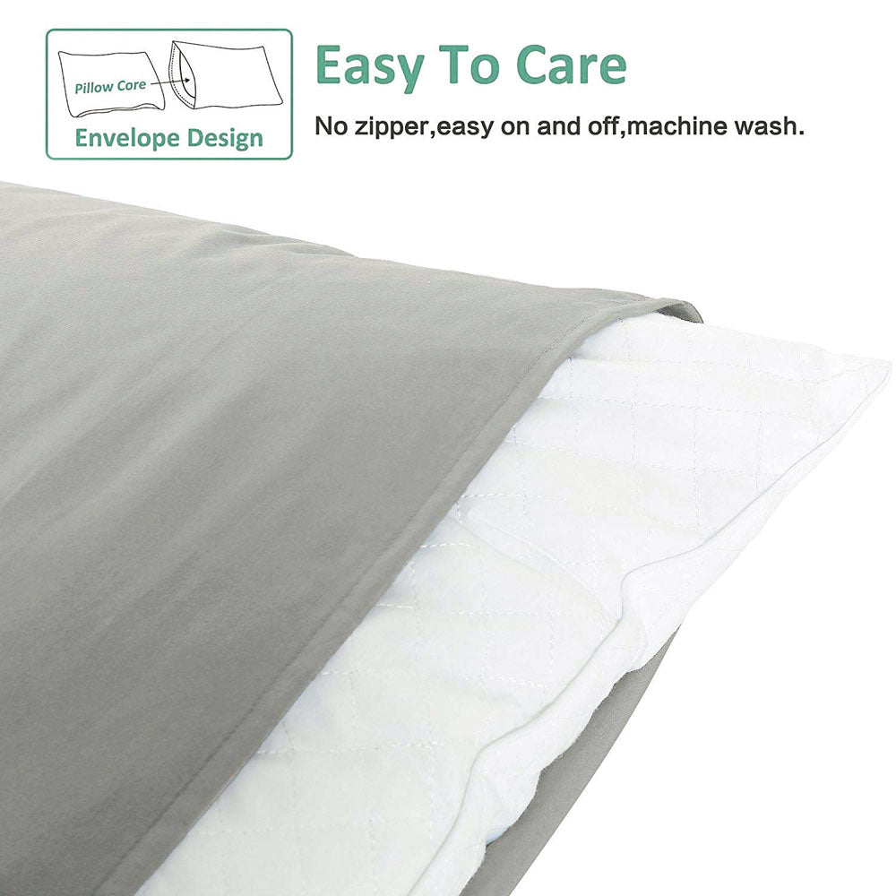 NTBAY 12 Pack Microfiber Pillowcases with Envelope Closure - NTBAY