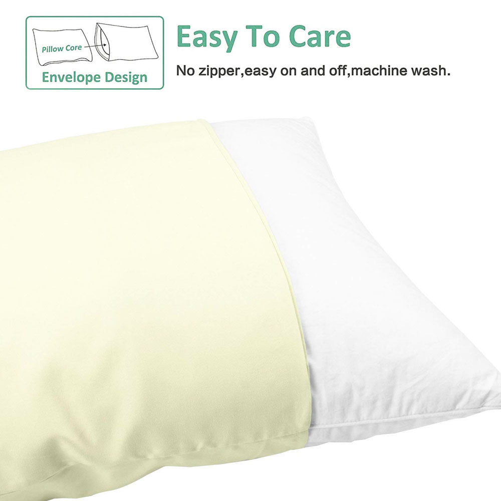NTBAY 12 Pack Microfiber Pillowcases with Envelope Closure - NTBAY