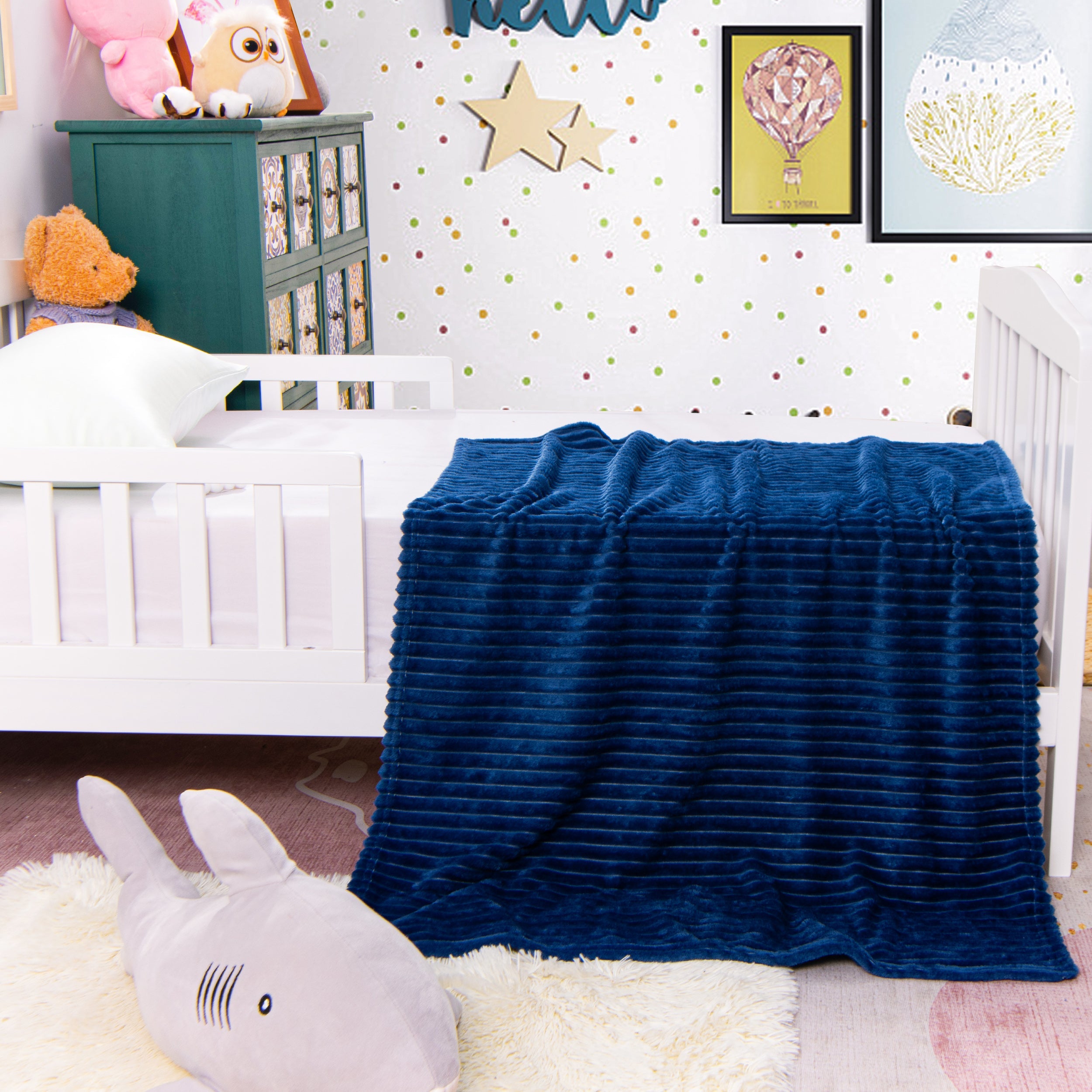All Seasons Plush Flannel Fleece Throw Blanket