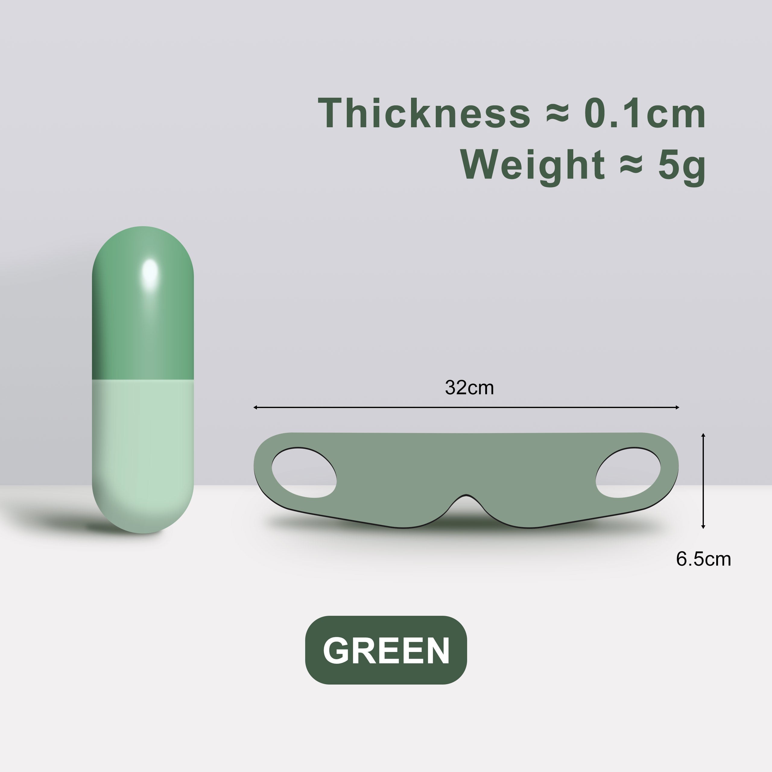Capsule Light-Blocking Eye Mask - Zero Pressure & Travel-Friendly
