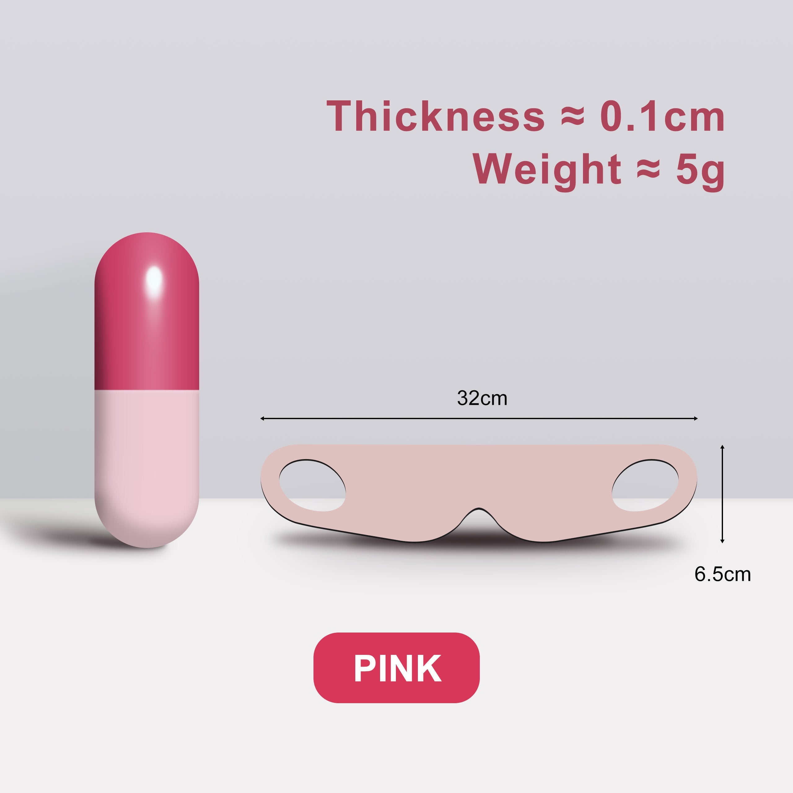 Capsule Light-Blocking Eye Mask - Zero Pressure & Travel-Friendly