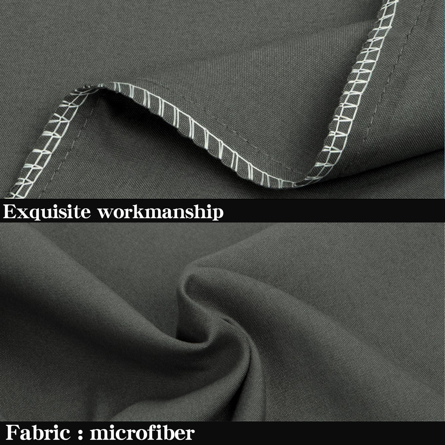 NTBAY 2 Pack Microfiber Body Pillowcase with Envelope Closure - NTBAY