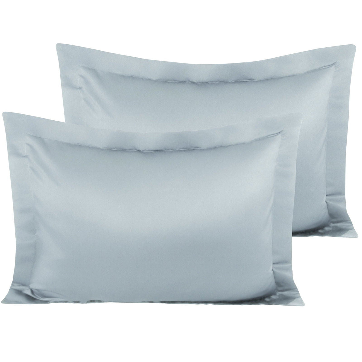 NTBAY 2 Pack Satin Pillow Shams with Envelope Closure - NTBAY