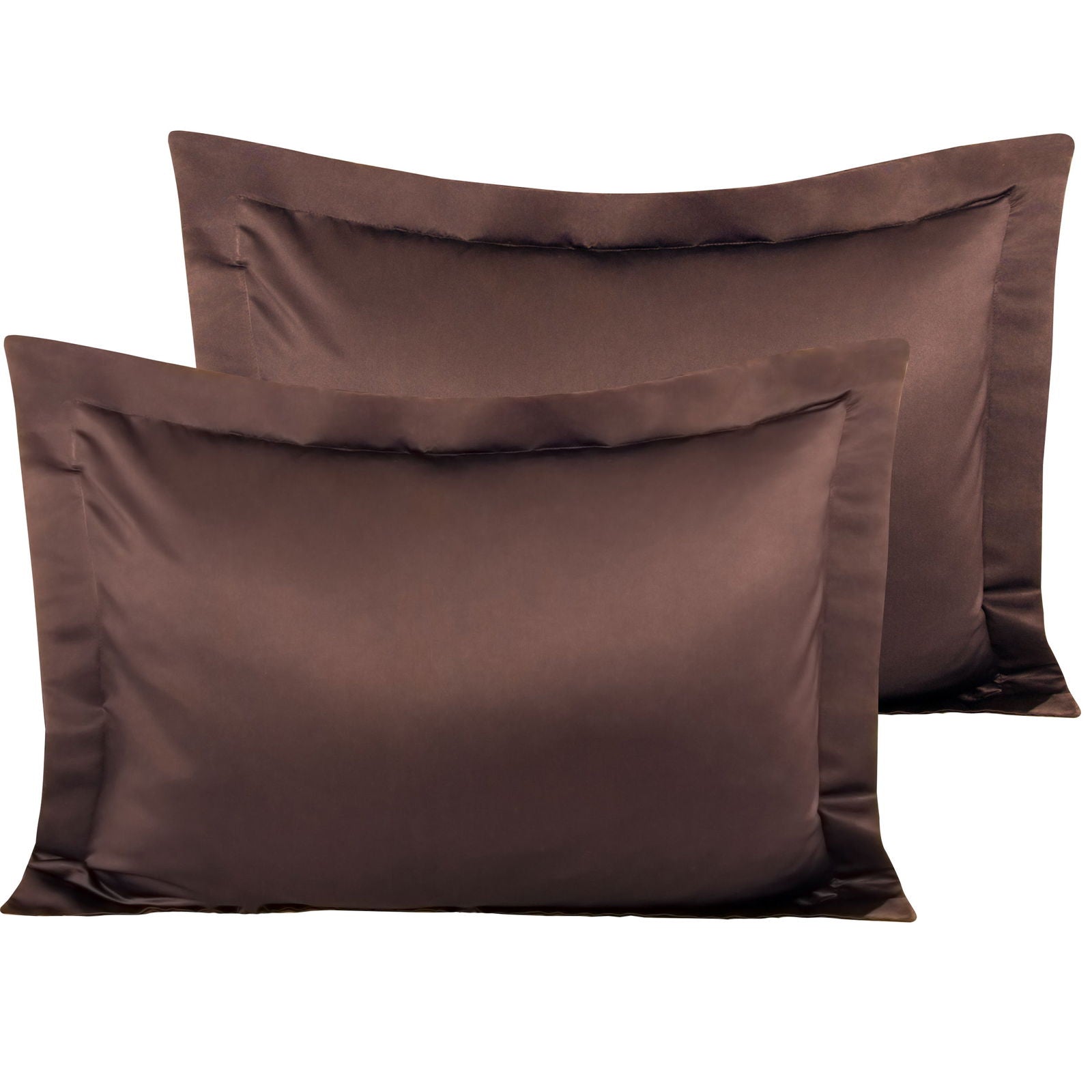 NTBAY 2 Pack Satin Pillow Shams with Envelope Closure - NTBAY