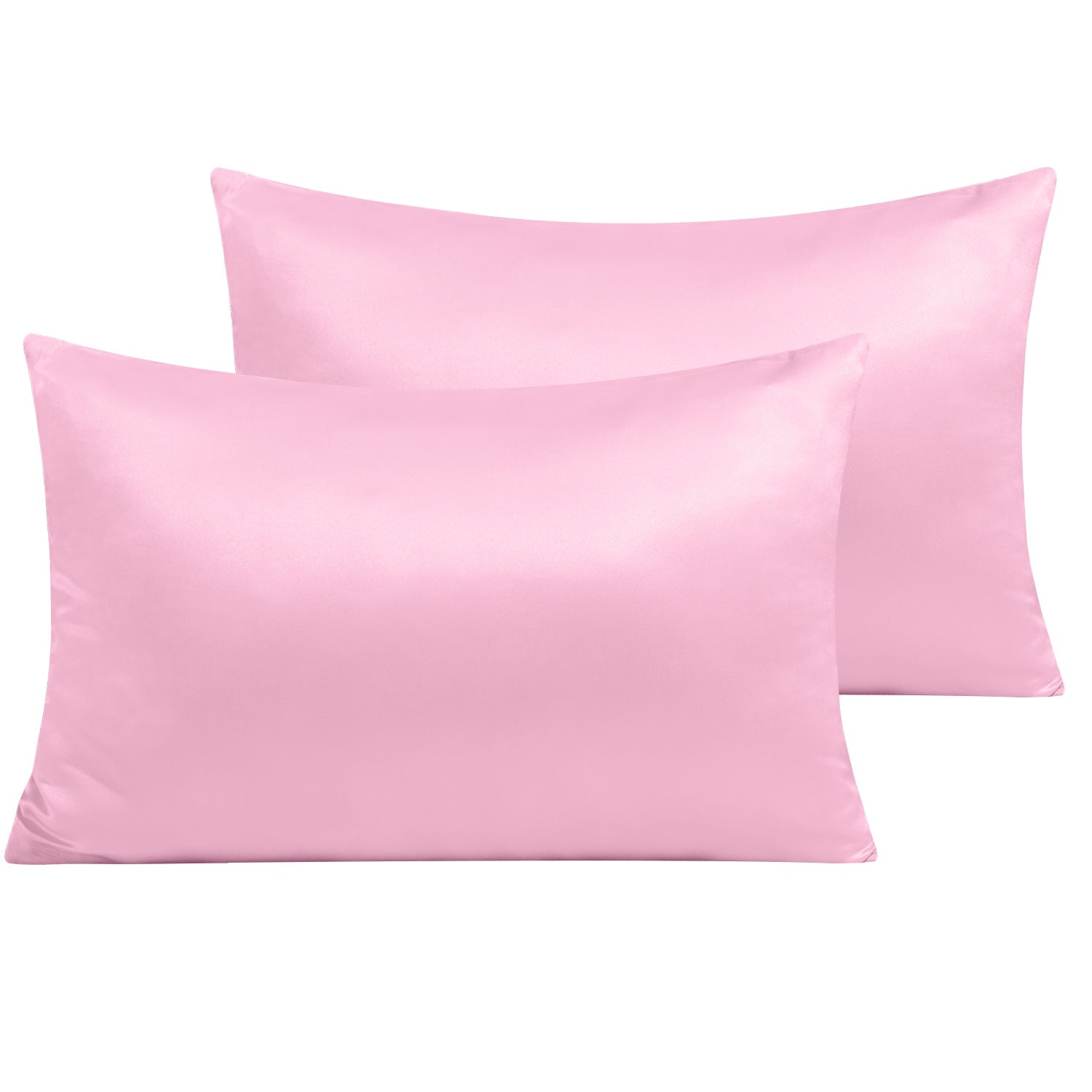 NTBAY Ultra Soft and Cozy Zippered Satin Pillow Cases - NTBAY
