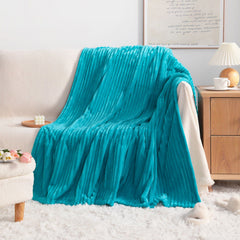 All Seasons Plush Flannel Fleece Throw Blanket detail view by Fasiano