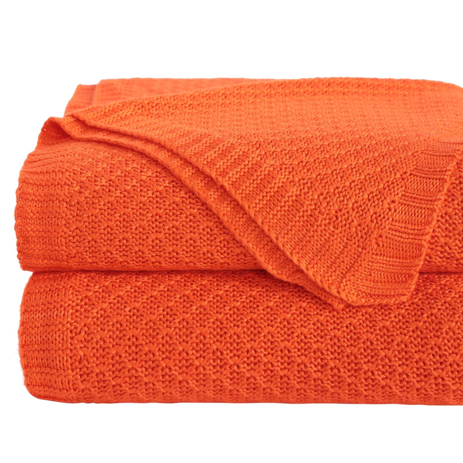 Bamboo Cable Knitted Toddler Blanket bedding essential by Fasiano