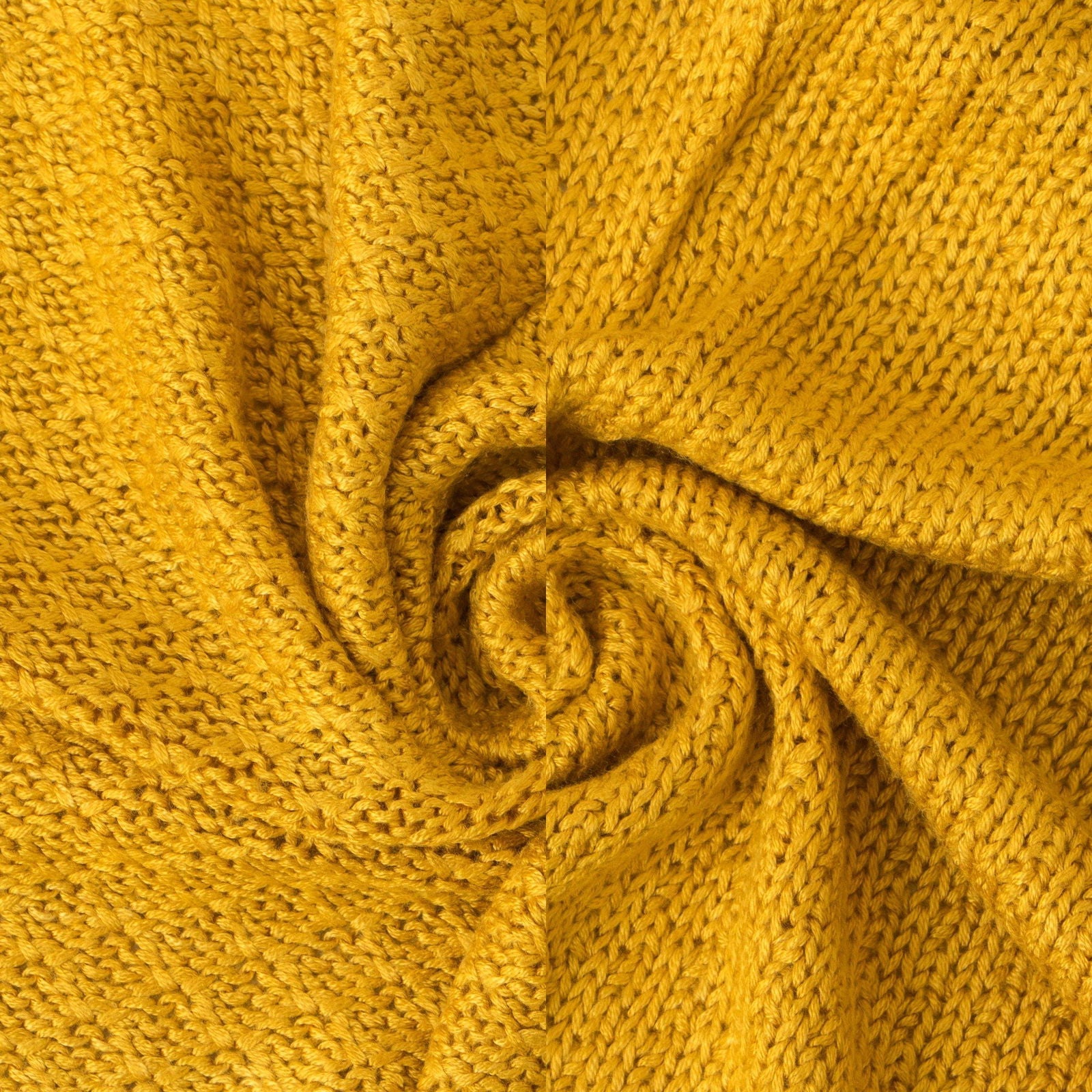 Bamboo Cable Knitted Toddler Blanket texture view by Fasiano