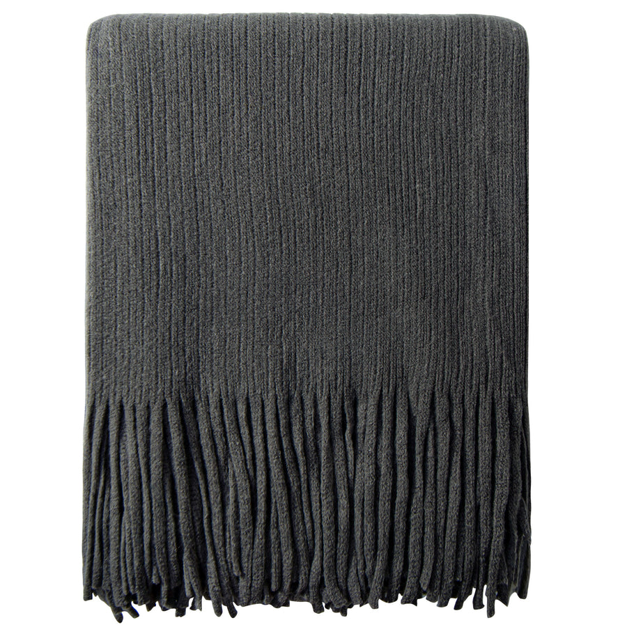 Soft Acrylic Knitted Throw Blanket bedding essential by Fasiano