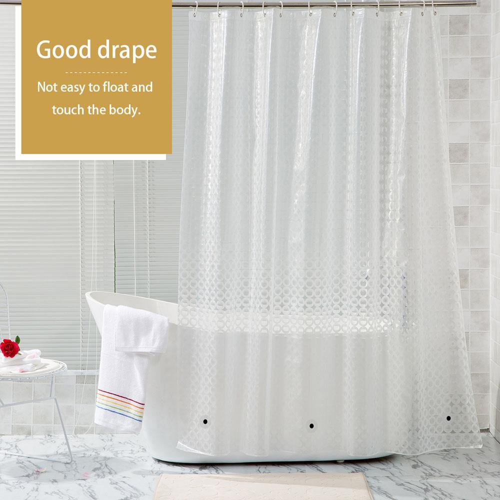 EVA Clear Shower Curtain Liner bedding essential by Fasiano