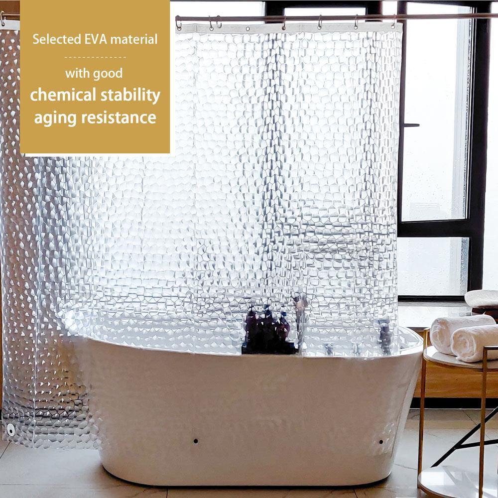 EVA Clear Shower Curtain Liner detail view by Fasiano