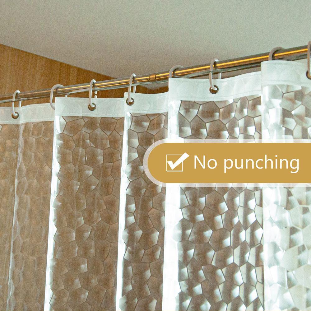 EVA Clear Shower Curtain Liner detail view by Fasiano