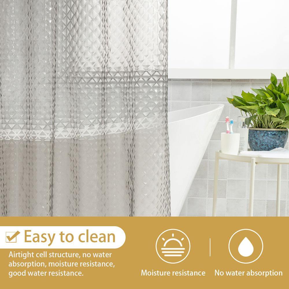 EVA Clear Shower Curtain Liner detail view by Fasiano