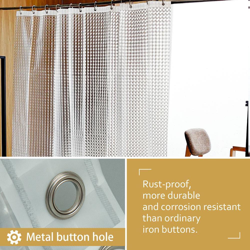 EVA Clear Shower Curtain Liner bedding essential by Fasiano