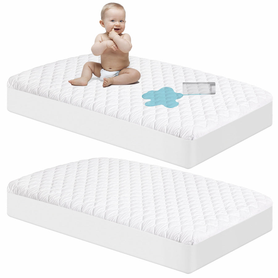 2-Pack Waterproof Crib Mattress Protectors – Washable product image by Fasiano