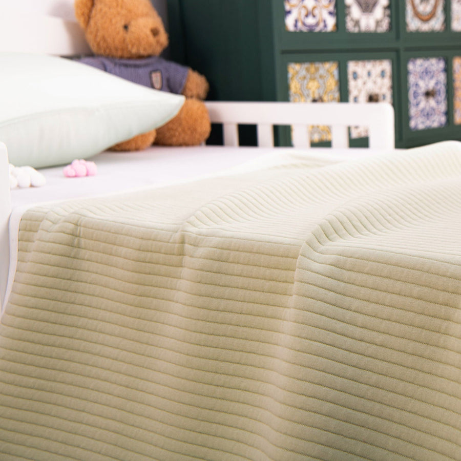 Lightweight Jersey Cotton Toddler Blanket - Soft & Cozy bedding essential by Fasiano