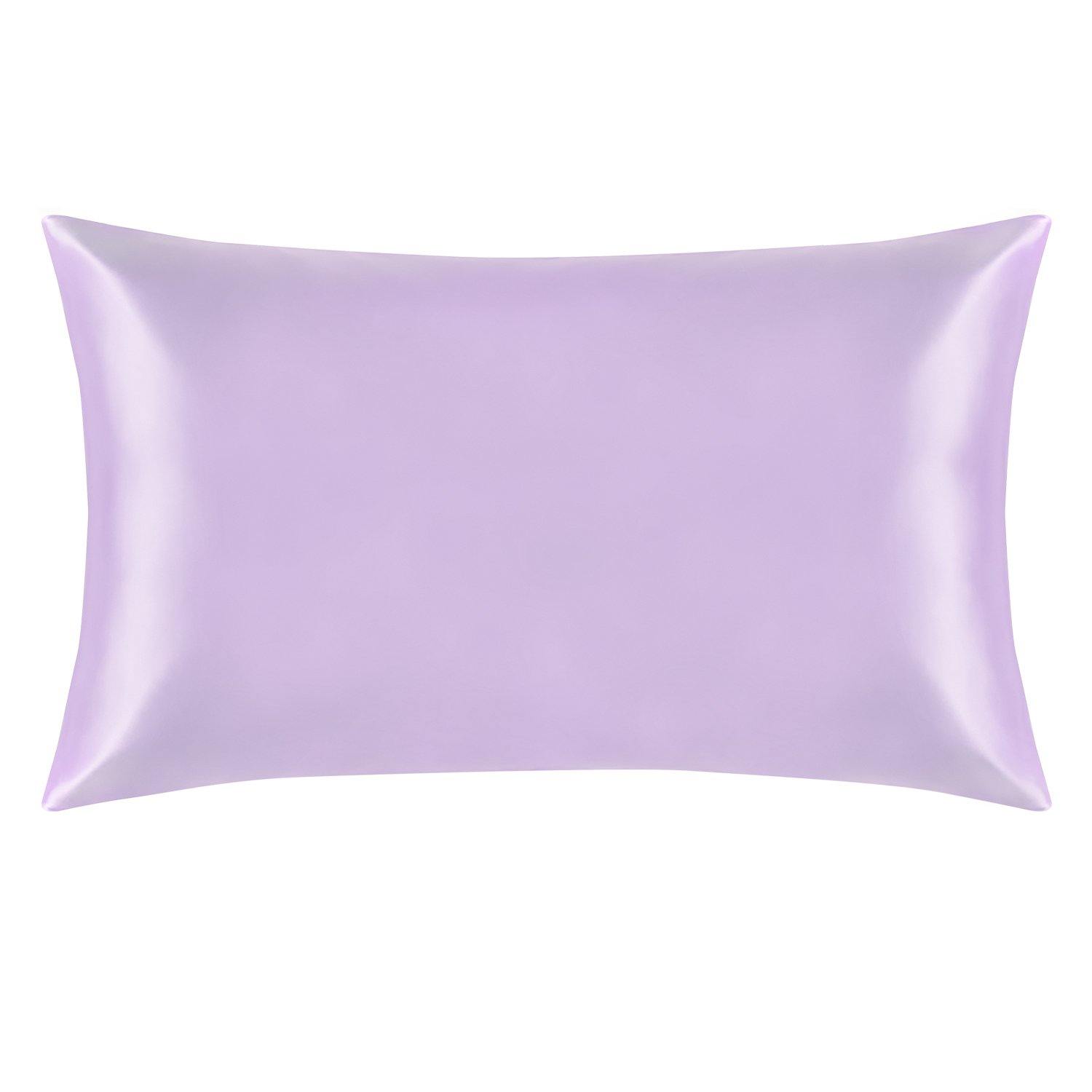 Mulberry Silk Pillowcase with Zippered Closure detail view by Fasiano
