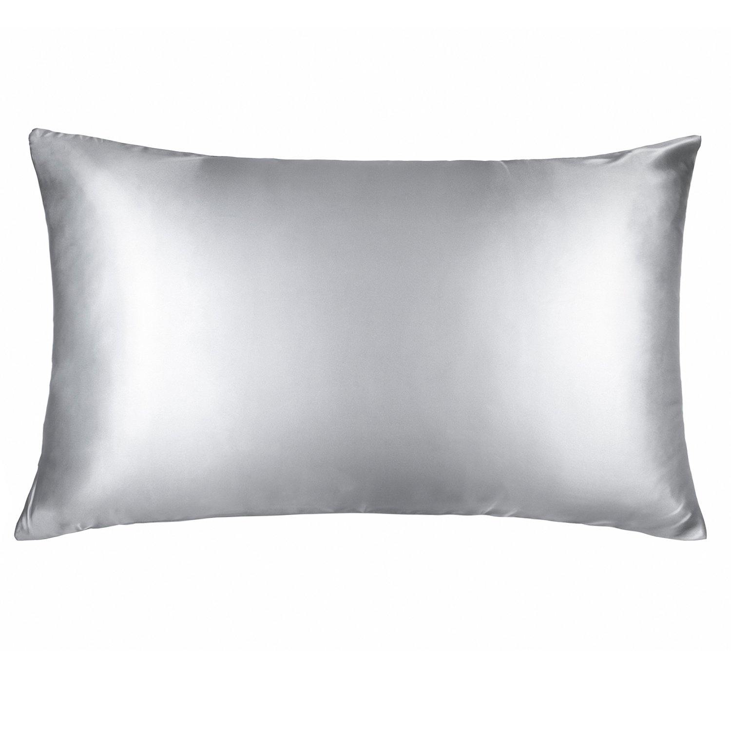 Mulberry Silk Pillowcase with Zippered Closure detail view by Fasiano