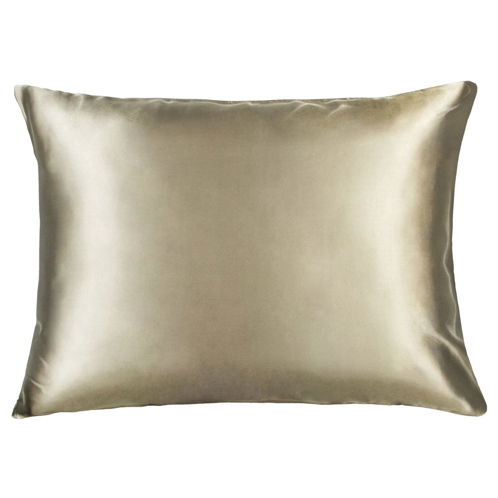 Mulberry Silk Pillowcase with Zippered Closure size and color view by Fasiano