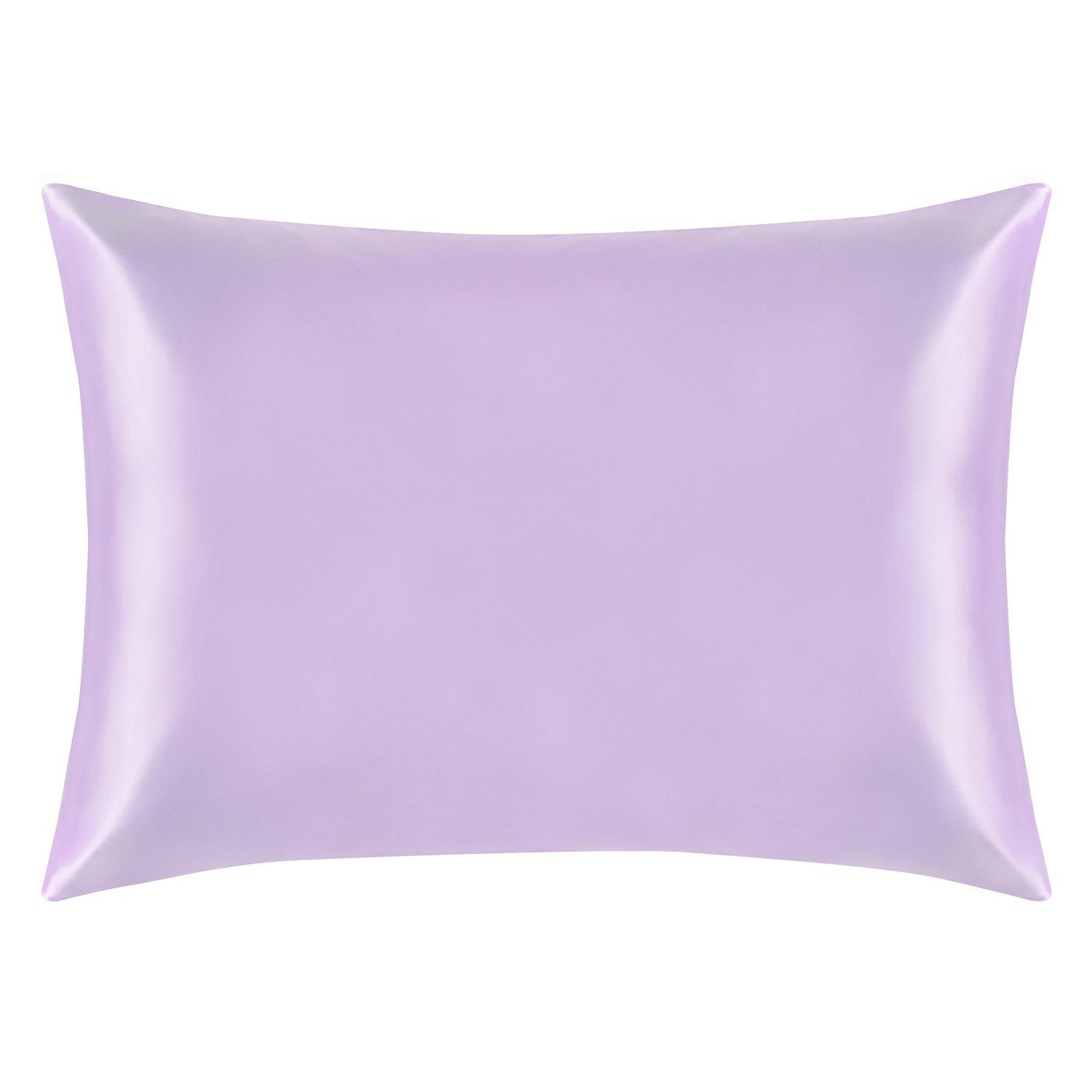 Mulberry Silk Pillowcase with Zippered Closure texture view by Fasiano