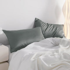 Silky Satin Pillowcases - Soft, Smooth & Luxurious detail view by Fasiano