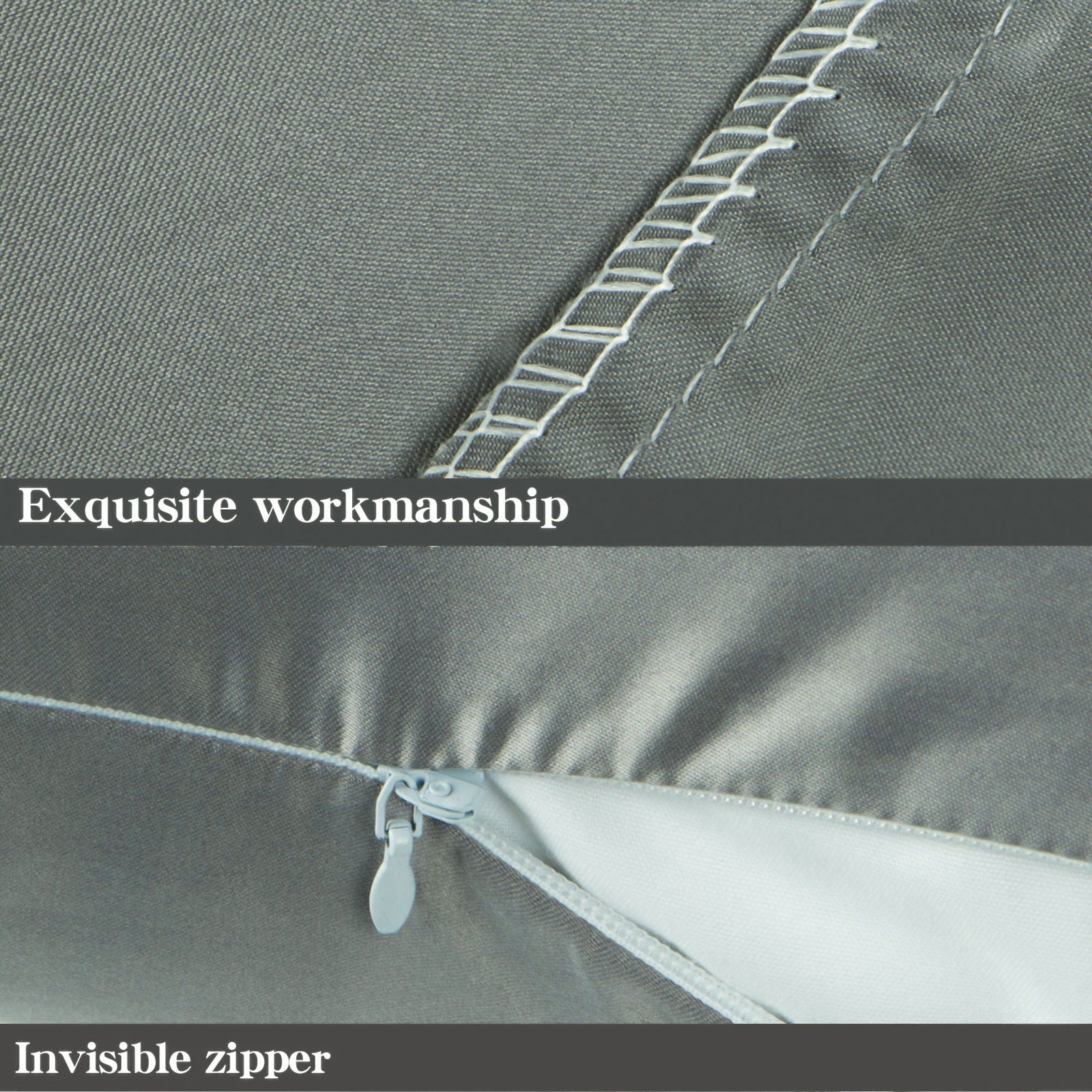 Silky Satin Pillowcases - Soft, Smooth & Luxurious size and color view by Fasiano