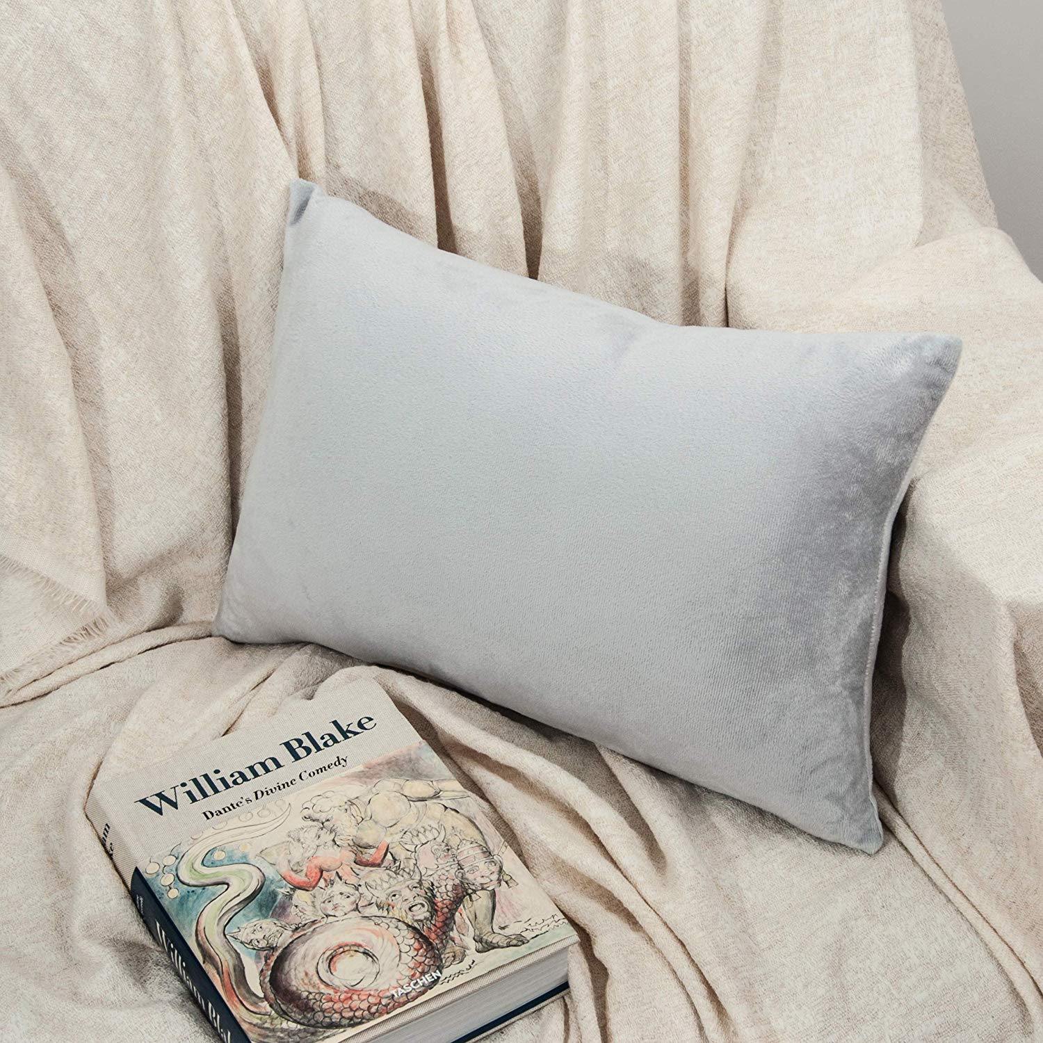NTBAY 2 Pack Cozy Velvet Throw Pillow Cover - NTBAY